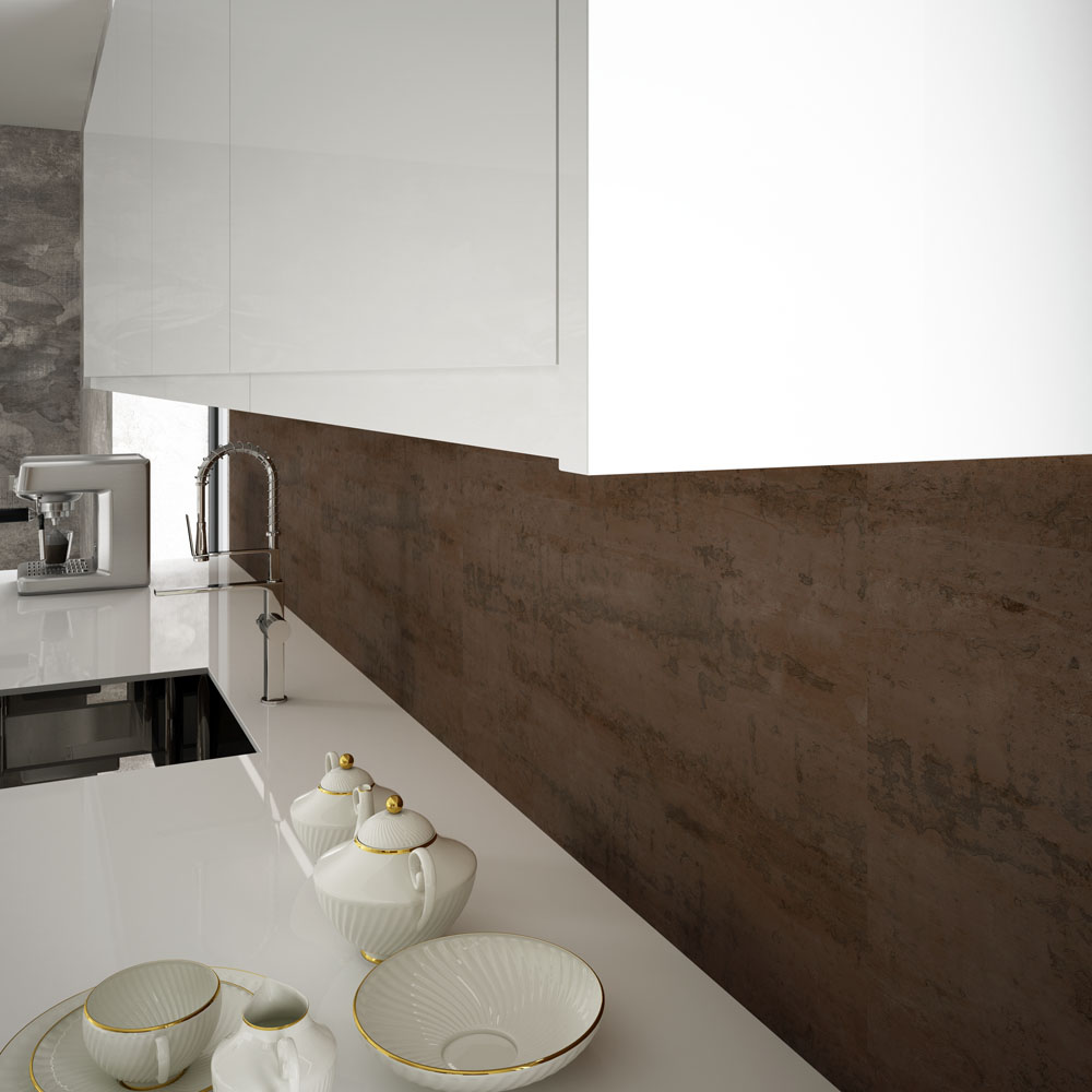 Lioher cocina1-det01 The white modern kitchen with an oxidized twist  