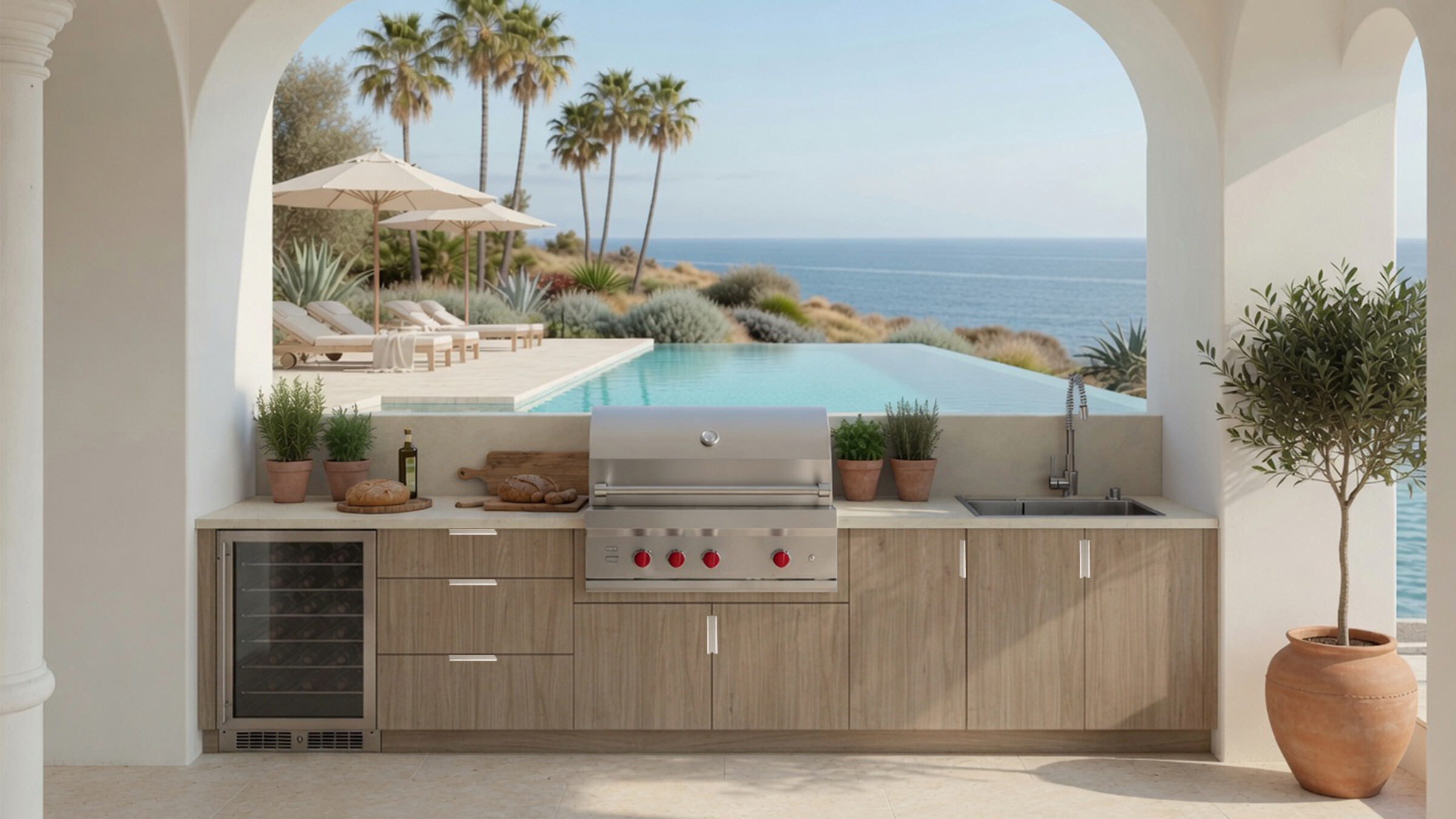 Outdoor kitchen