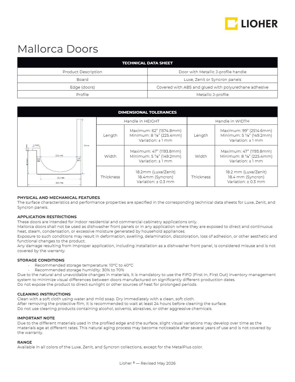 Lioher spec-doors CATALOGS  