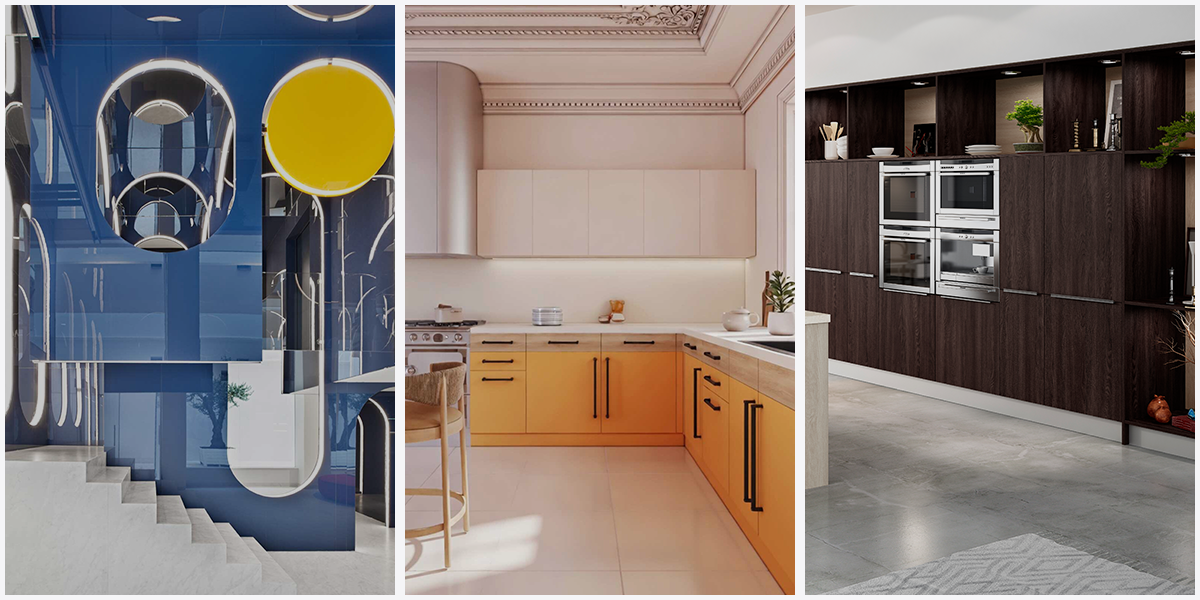 Lioher triptych-2 Kitchen Cabinet Finish Guide: Gloss, Matte or Texture  